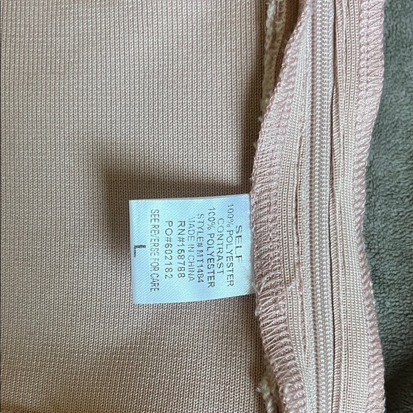 MABLE Soft Pink Ruffle cropped Tube Top size L - Picture 5 of 11